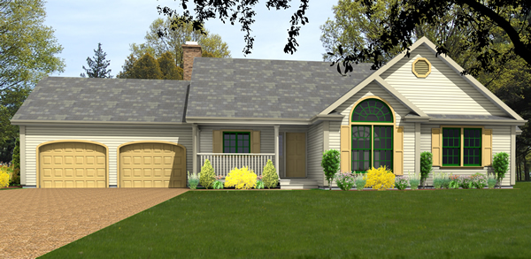 Colonial House  Plan